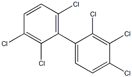 2,2',3,3',4,6'-Hexachlorobiphenyl Solution 结构式