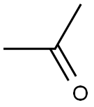 Acetone 100 μg/mL in Methanol Structure
