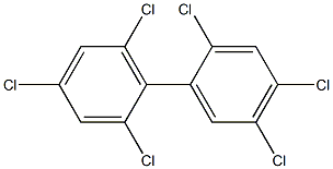 2.2'.4.4'.5.6'-Hexachlorobiphenyl Solution 结构式