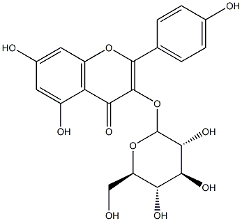 kaeMpferol 3-O--D-glucopyranoside Structure