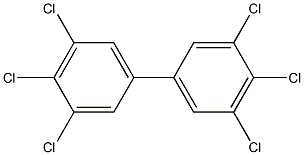 3,3',4,4',5,5'-Hexachlorobiphenyl Solution 结构式