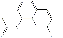 1-acetoxy-7-Methoxynaphthalene Structure