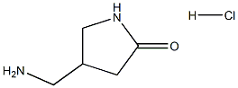 4-(AMinoMethyl)pyrrolidin-2-one hydrochloride Structure