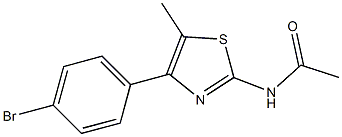 2-AcetaMido-4-(4-broMophenyl)-5-Methylthiazole, 97%