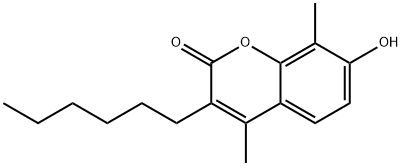 3-Hexyl-7-hydroxy-4,8-dimethyl-2H-chromen-2-one|3-己基-7-羟基-4,8-二甲基-香豆素