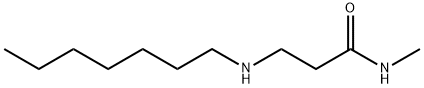 3-(HEPTYLAMINO)-N-METHYLPROPANAMIDE Structure