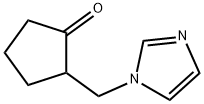 2-(1H-imidazol-1-ylmethyl)cyclopentanone Structure