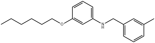 3-(Hexyloxy)-N-(3-methylbenzyl)aniline|