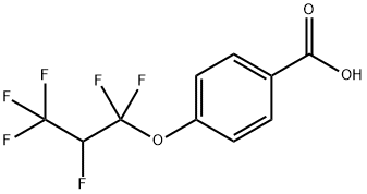 4-(1,1,2,3,3,3-hexafluoropropoxy)benzoic acid Structure