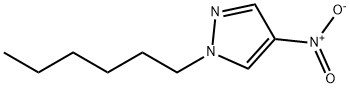 1-hexyl-4-nitro-1H-pyrazole Structure