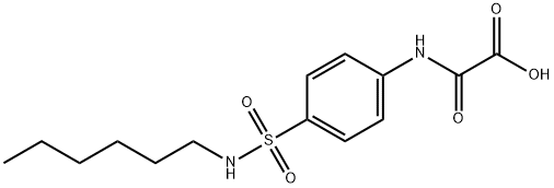 ({4-[(Hexylamino)sulfonyl]phenyl}amino)-(oxo)acetic acid|