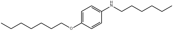 4-(Heptyloxy)-N-hexylaniline Structure
