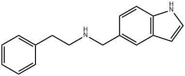 (1H-indol-5-ylmethyl)(2-phenylethyl)amine Structure