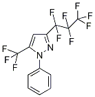 3-(Heptafluoropropyl)-1-phenyl-5-(trifluoromethyl)-1H-pyrazole Structure