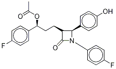 3-O-Acetyl Ezetimibe-d4, 1217642-08-4, 结构式
