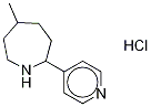Hexahydro-5-Methyl-2-(4-pyridinyl)-1H-azepine Hydrochloride Structure