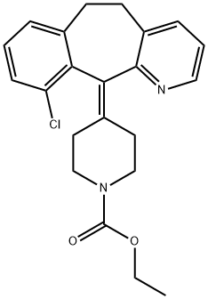 8-Dechloro-10-chloro Loratadine Struktur