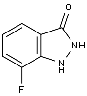 3H-Indazol-3-one,  7-fluoro-1,2-dihydro- Structure