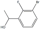 1-(3-ブロモ-2-フルオロフェニル)エタノール 化学構造式