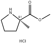 2-Methyl-D-proline methyl ester hydrochloride Struktur