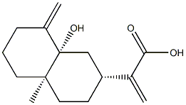 5beta-Hydroxycostic acid Structure