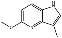 5-メトキシ-3-メチル-1H-ピロロ[3,2-B]ピリジン 化学構造式