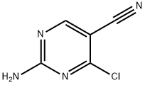 2-AMino-4-chloro-pyriMidine-5-carbonitrile Structure