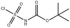 N-(叔丁氧基羰基)磺酰氯 结构式
