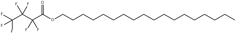 Heptafluorobutanoic acid octadecyl ester Structure