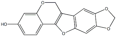 6H,9H-5,8,10,12-Tetraoxabenzo[a]cyclopenta[h]fluorene-3-ol|6H-[1,3]二恶茂并[5,6]苯并呋喃并[3,2-C][1]苯并吡喃-3-醇