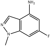 1H-Indazol-4-amine,6-fluoro-1-methyl-(9CI) Structure