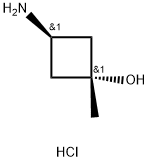 反-3-羟基-3-甲基环丁基胺盐酸, 1523571-03-0, 结构式