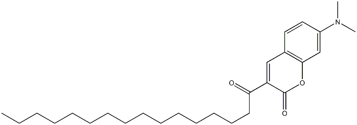 3-Hexadecanoyl-7-diMethylaMinocouMarin Structure