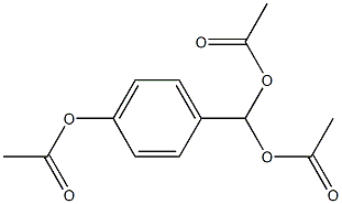 Methanediol,1-[4-(acetyloxy)phenyl]-, 1,1-diacetate Struktur