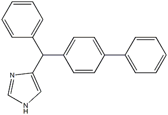 1H-Imidazole, 4-([1,1'-biphenyl]-4-ylphenylmethyl)- Struktur