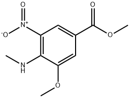 Methyl 3-methoxy-4-(methylamino)-5-nitrobenzoate Structure