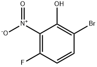 6-bromo-3-fluoro-2-nitrophenol Structure