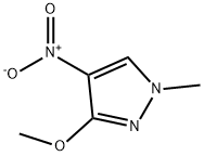 3-甲氧基-1-甲基-4-硝基-1H-吡唑, 1201935-85-4, 结构式