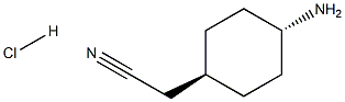 2- [反式-4-氨基环己基]乙腈盐酸盐, 1313279-48-9, 结构式