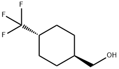 TRANS-(4-(トリフルオロメチル)シクロヘキシル)メタノール 化学構造式