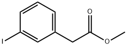 2-(3-ヨードフェニル)酢酸メチル 化学構造式