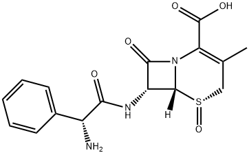 CEPHALEXIN S-SULFOXIDE, 74708-55-7, 结构式