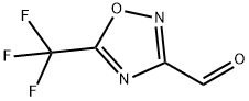 5-Trifluoromethyl-[1,2,4]oxadiazole-3-carbaldehyde 结构式