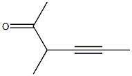 4-Hexyn-2-one, 3-methyl- (6CI) Structure