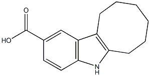 6,7,8,9,10,11-hexahydro-5H-cycloocta[b]indole-2-carboxylic acid Structure