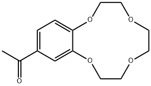 1-(2,3,5,6,8,9-hexahydro-1,4,7,10-benzotetraoxacyclododecin-12-yl)ethanone Structure