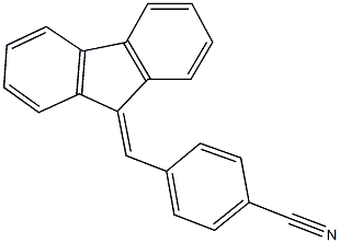 4-(9H-fluoren-9-ylidenemethyl)benzonitrile Structure