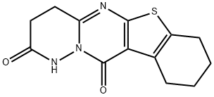 3,4,7,8,9,10-hexahydro-1H-[1]benzothieno[2',3':4,5]pyrimido[1,2-b]pyridazine-2,11-dione Structure