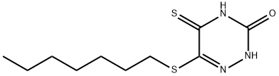 6-(heptylsulfanyl)-5-thioxo-4,5-dihydro-1,2,4-triazin-3(2H)-one|