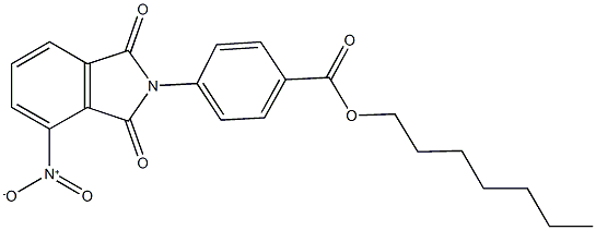 heptyl 4-{4-nitro-1,3-dioxo-1,3-dihydro-2H-isoindol-2-yl}benzoate|